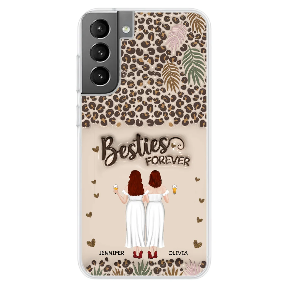 Bestie Forever - Personalized Custom 3D Inflated Effect Phone Case - Image 26