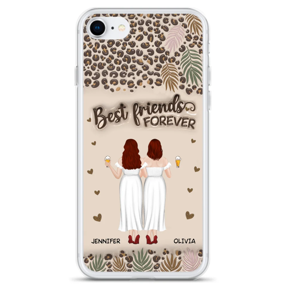 Bestie Forever - Personalized Custom 3D Inflated Effect Phone Case - Image 5