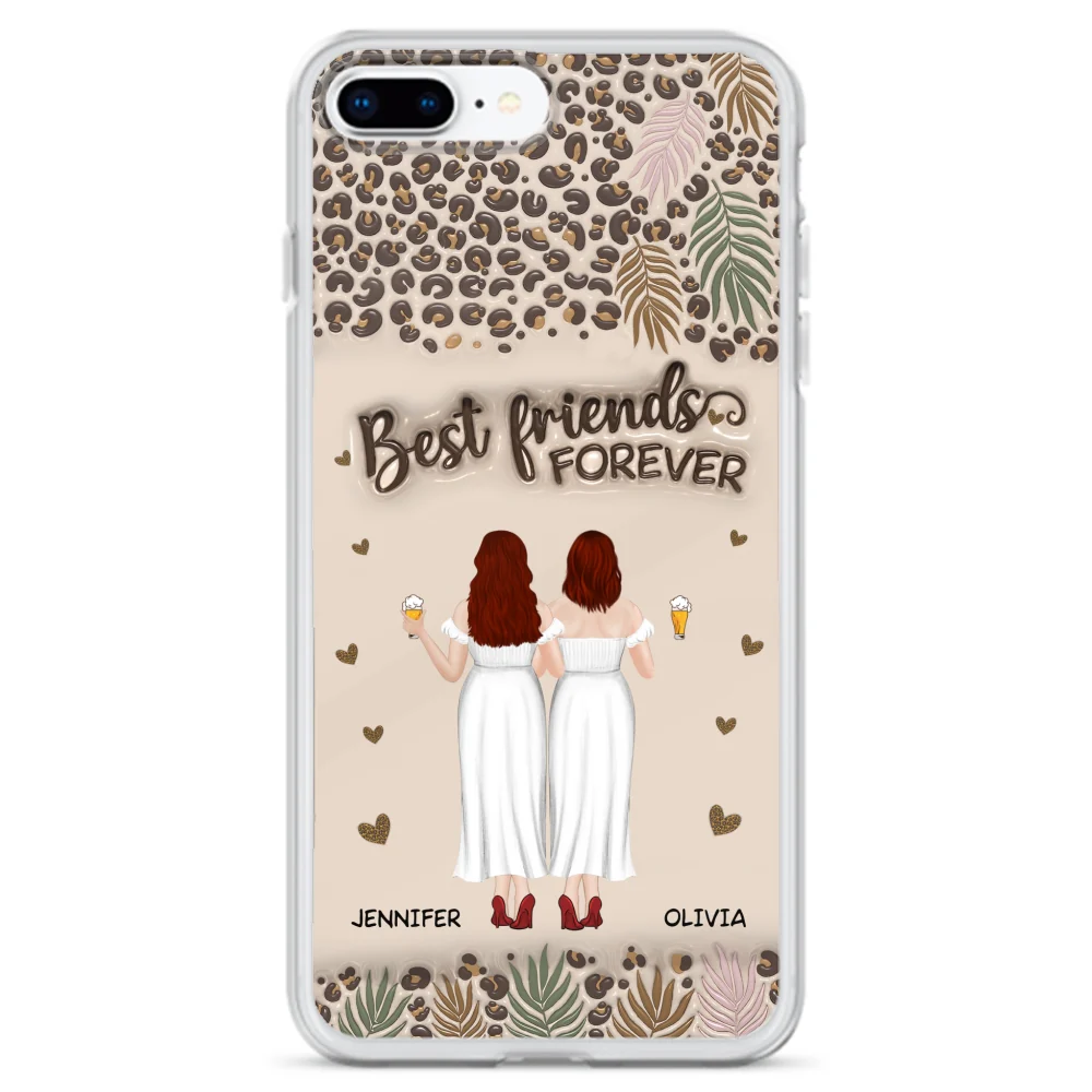 Bestie Forever - Personalized Custom 3D Inflated Effect Phone Case - Image 6