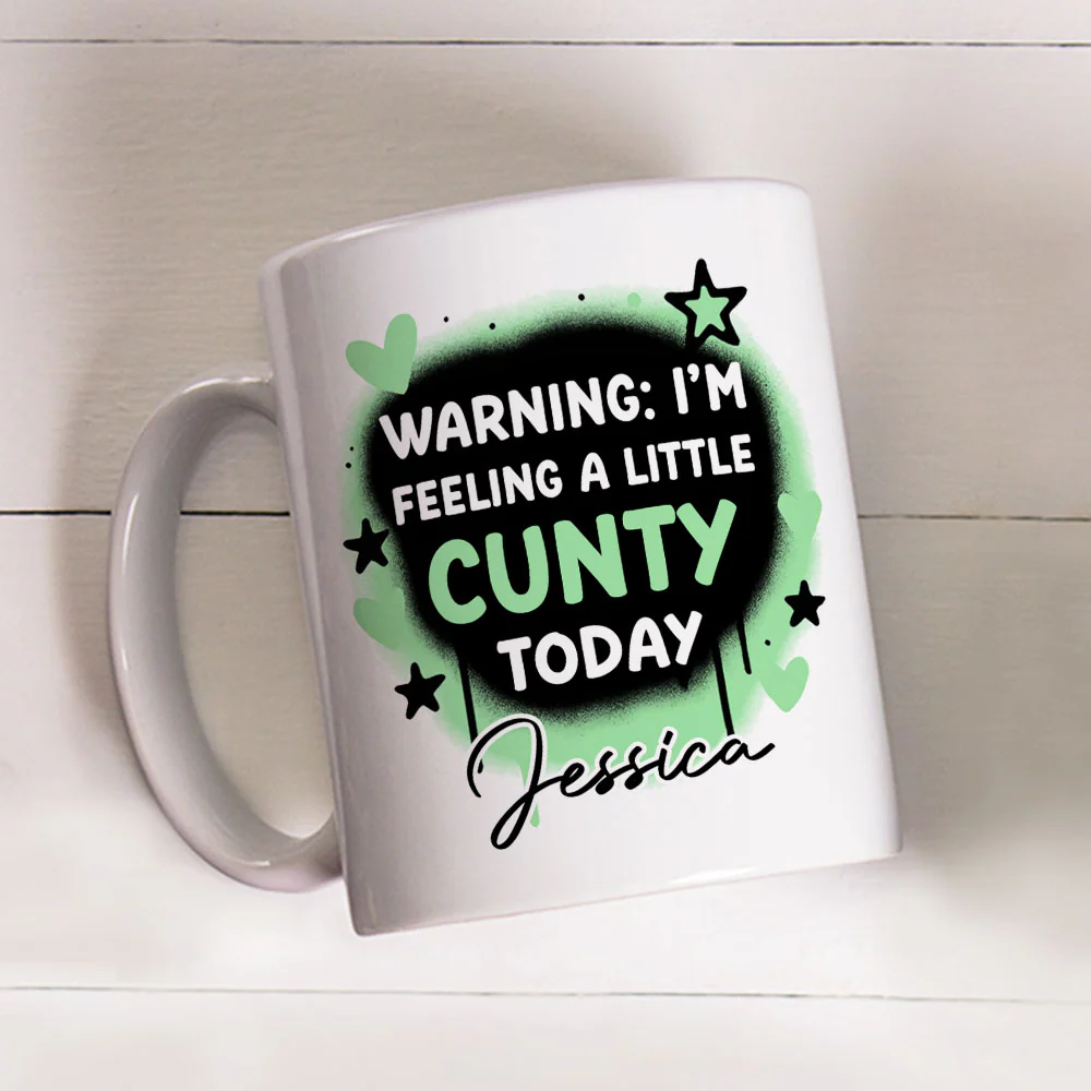 Bestie In A Mood - Personalized Custom Coffee Mug - Image 3