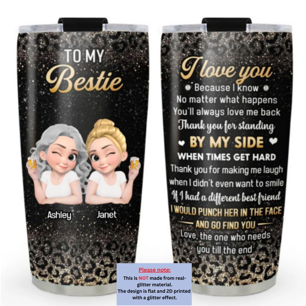Bestie On Point - Personalized Custom Tumbler - Image 6