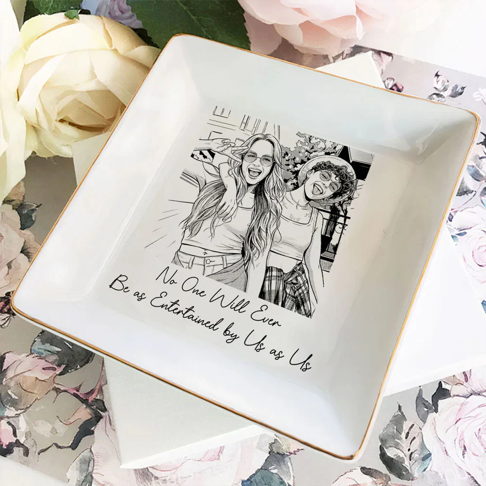 Bestie Photo - Personalized Custom Jewelry Dish - Image 2