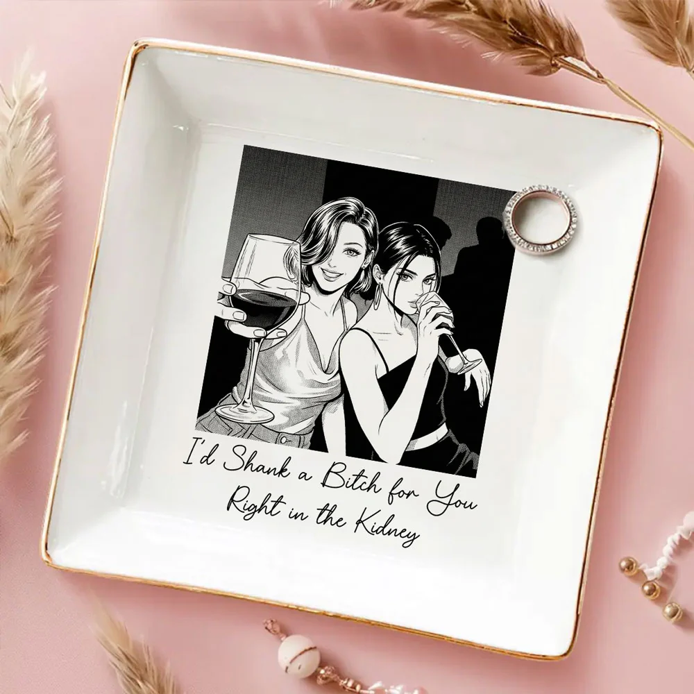 Bestie Photo - Personalized Custom Jewelry Dish - Image 3