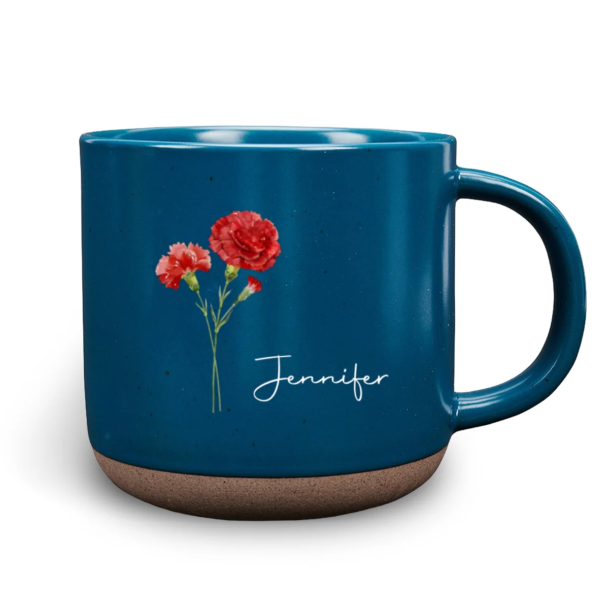 Besties Bloom Together - Personalized Custom Pottery Mug - Image 6