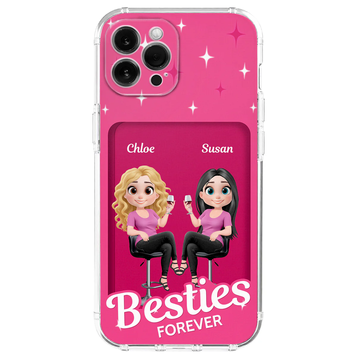 Besties Together - Personalized Custom Phone Case