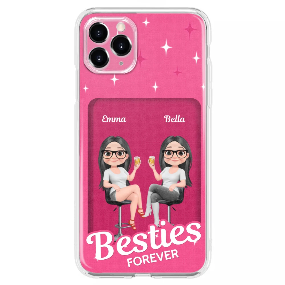 Besties Together - Personalized Custom Phone Case - Image 10