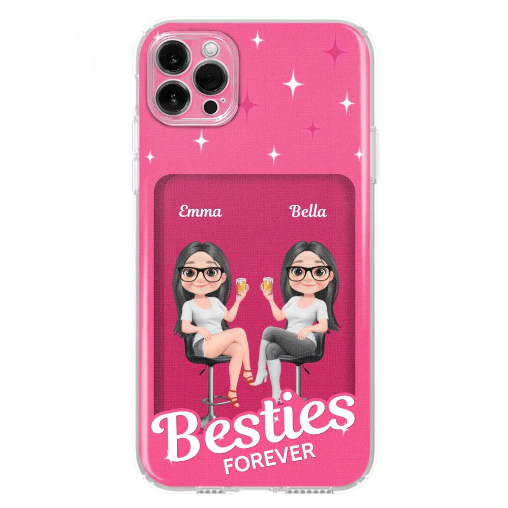 Besties Together - Personalized Custom Phone Case - Image 15