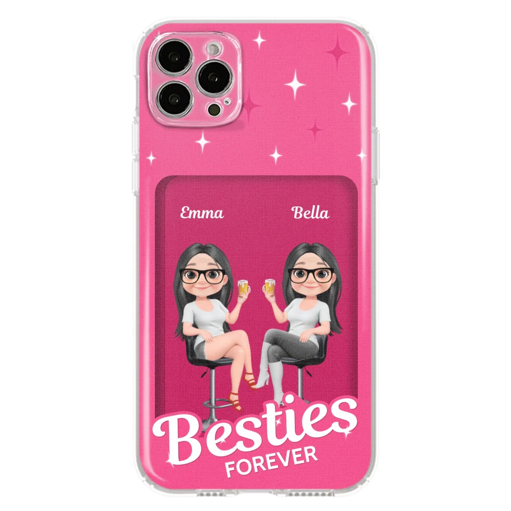 Besties Together - Personalized Custom Phone Case - Image 16