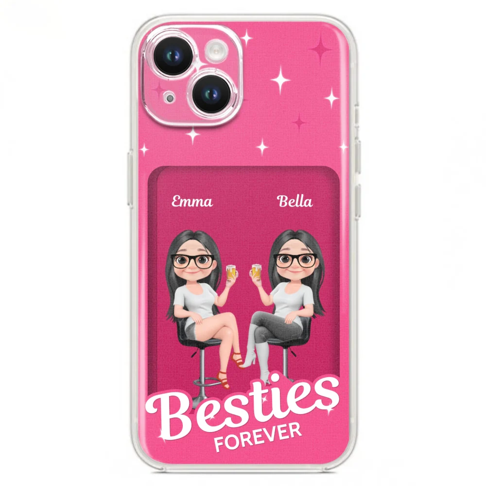 Besties Together - Personalized Custom Phone Case - Image 17