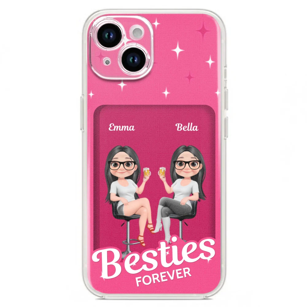 Besties Together - Personalized Custom Phone Case - Image 18