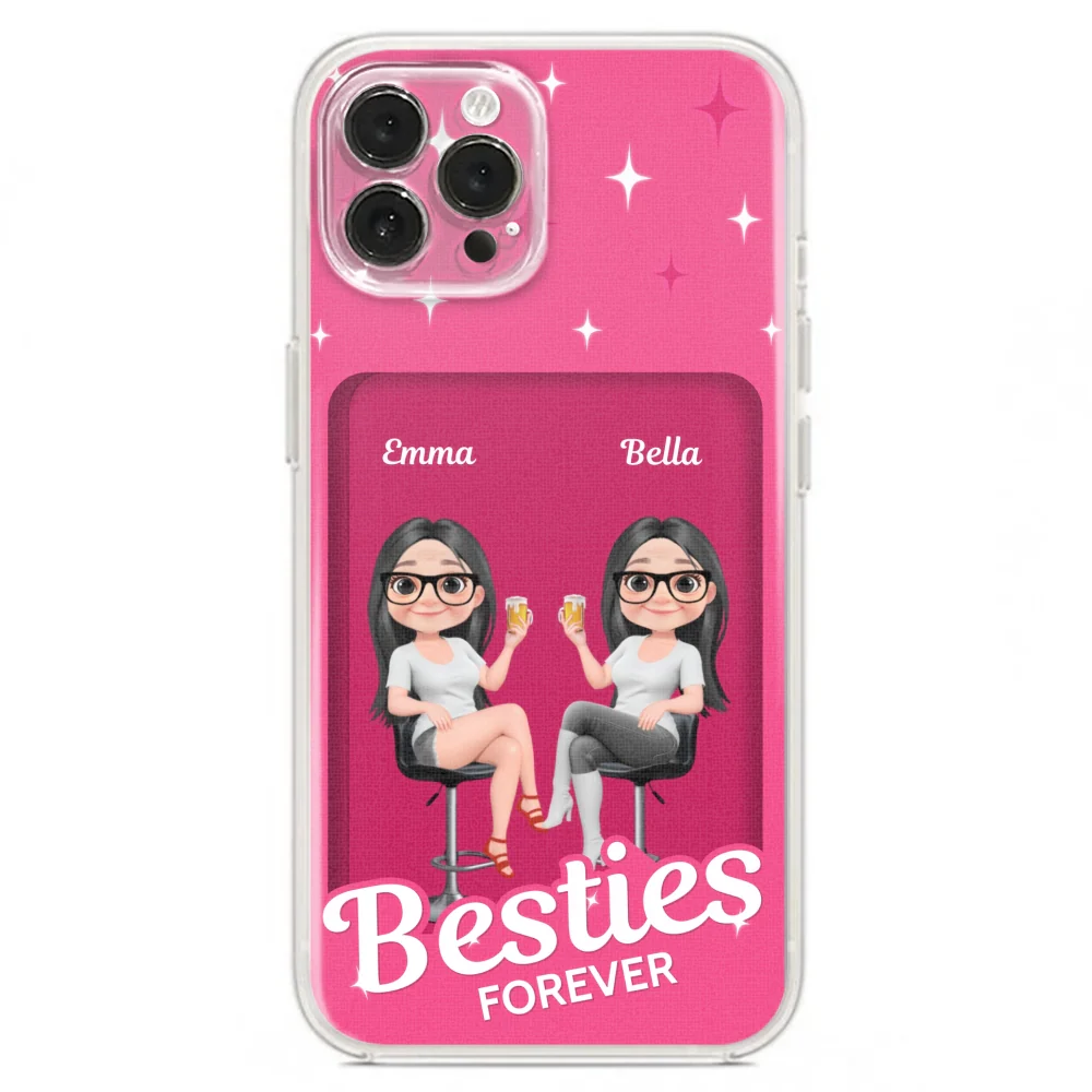 Besties Together - Personalized Custom Phone Case - Image 19