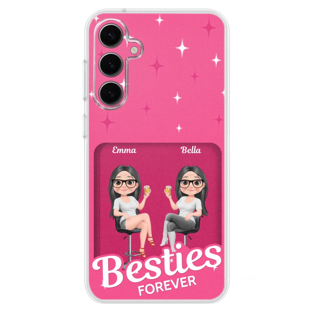 Besties Together - Personalized Custom Phone Case - Image 30