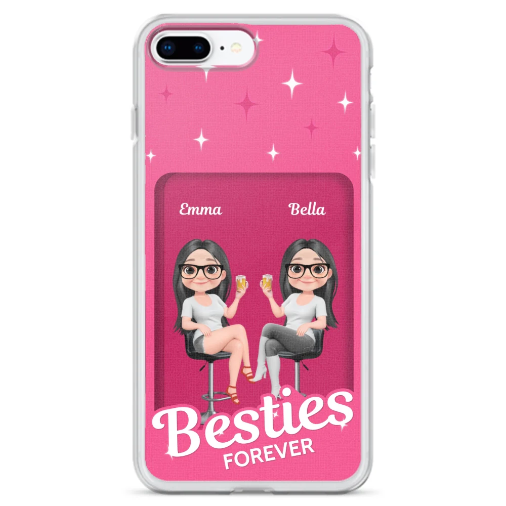 Besties Together - Personalized Custom Phone Case - Image 7