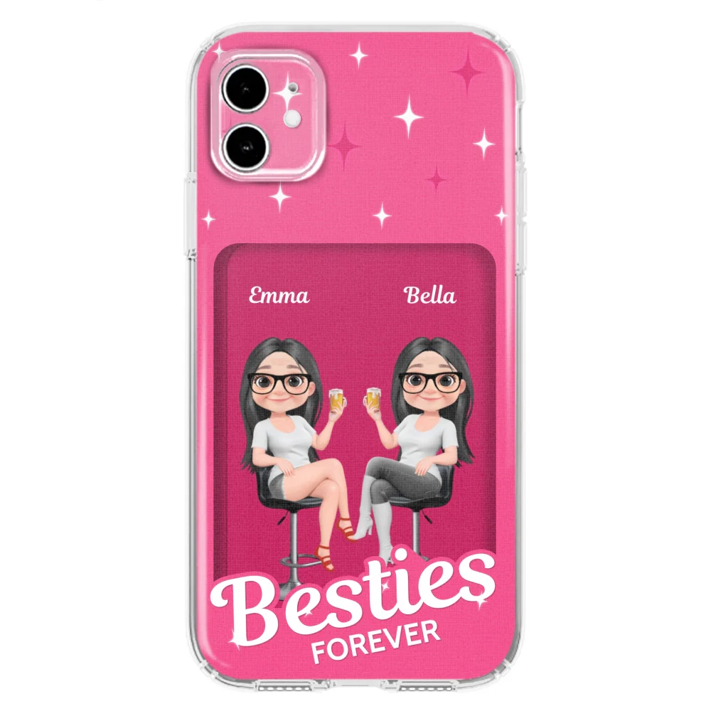 Besties Together - Personalized Custom Phone Case - Image 8