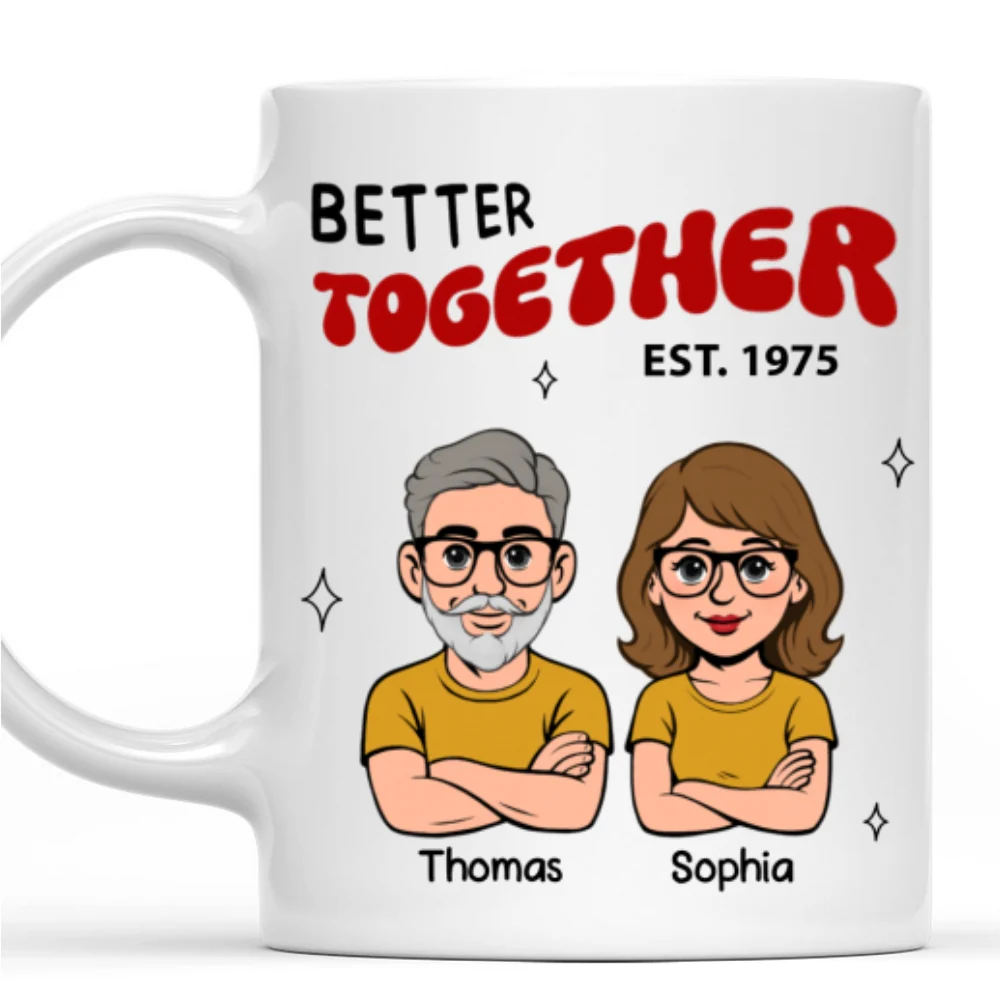 Better With You - Personalized Custom Coffee Mug - Image 6