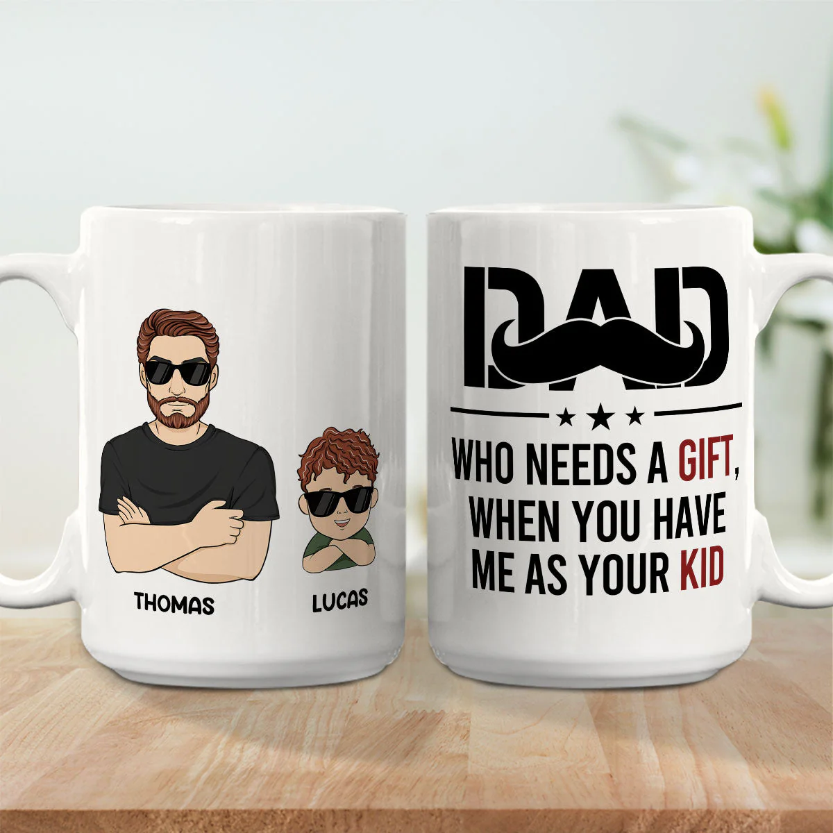 Big Gift For Daddy - Personalized Custom Coffee Mug - Image 5