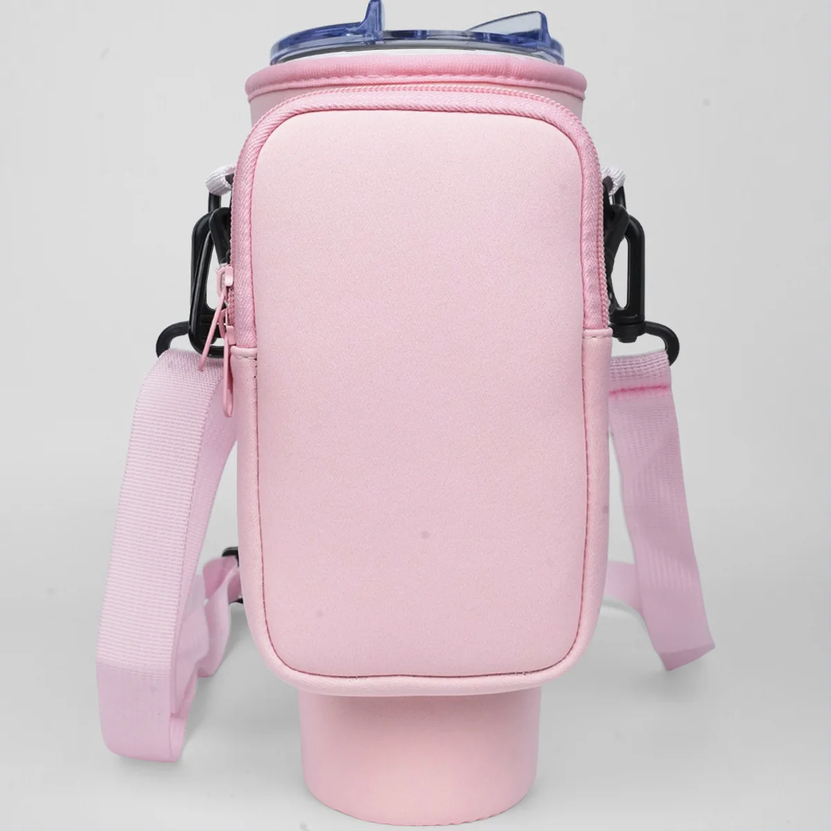 Birthmonth Flower - Personalized Custom Water Bottle Carrier Bag - Image 20