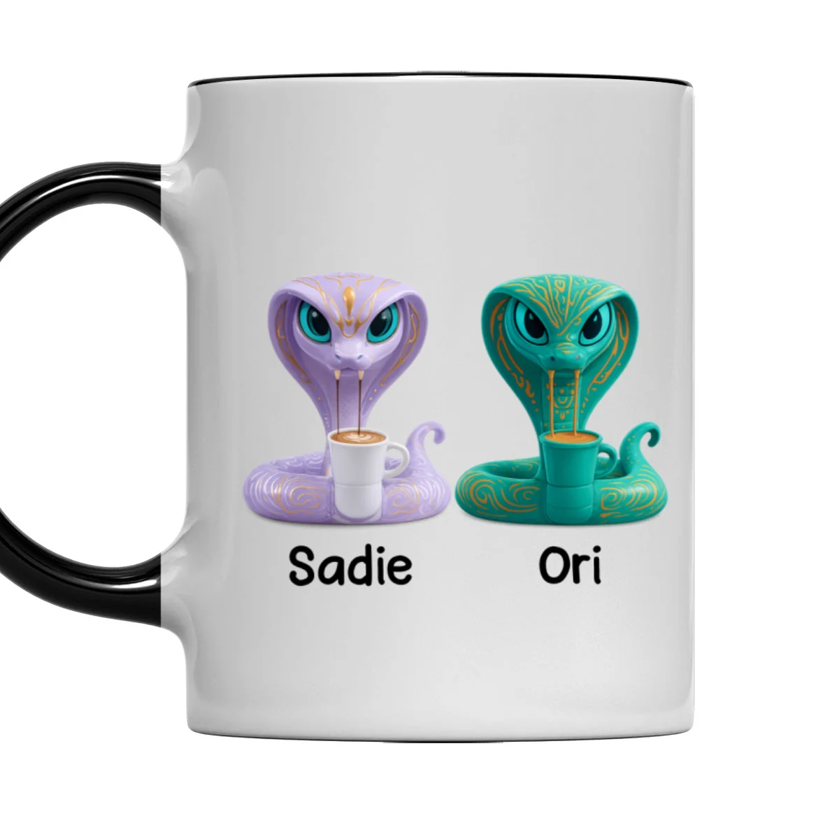 Bite For You - Personalized Custom Accent Mug - Image 6