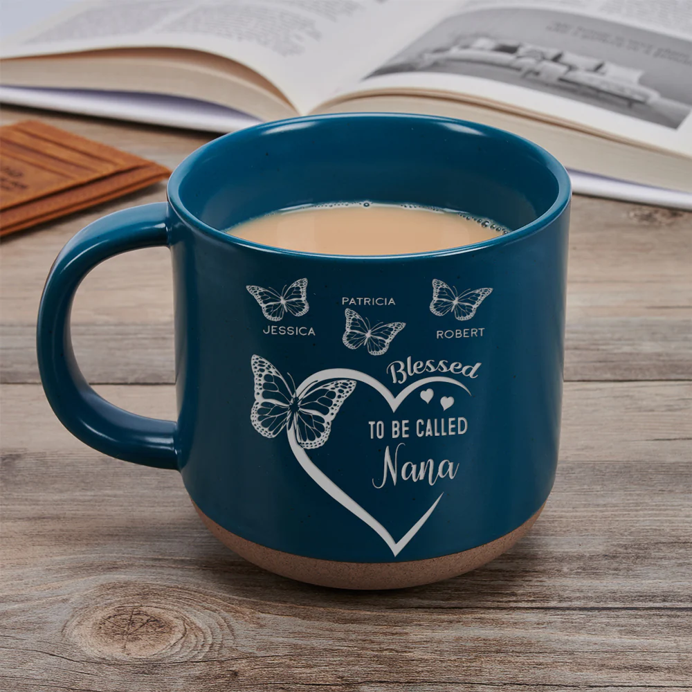 Blessed Mimi - Personalized Custom Engraved Pottery Mug - Image 2