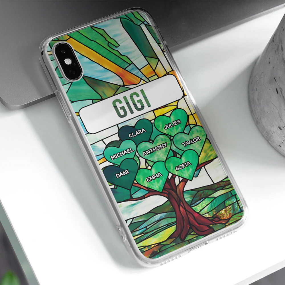Blessed To Be Called Grandma - Personalized Custom Phone Case - Image 3
