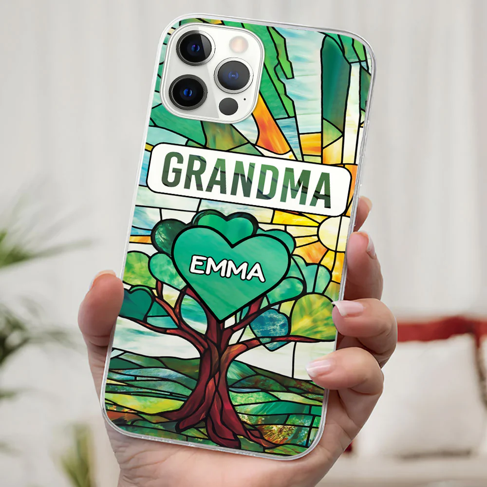 Blessed To Be Called Grandma - Personalized Custom Phone Case - Image 6