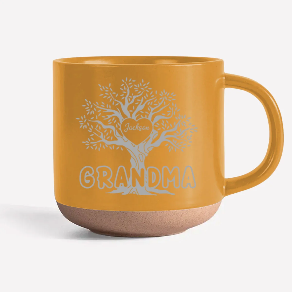 Blessed To Be Called Grandma - Personalized Custom Engraved Pottery Mug - Image 10