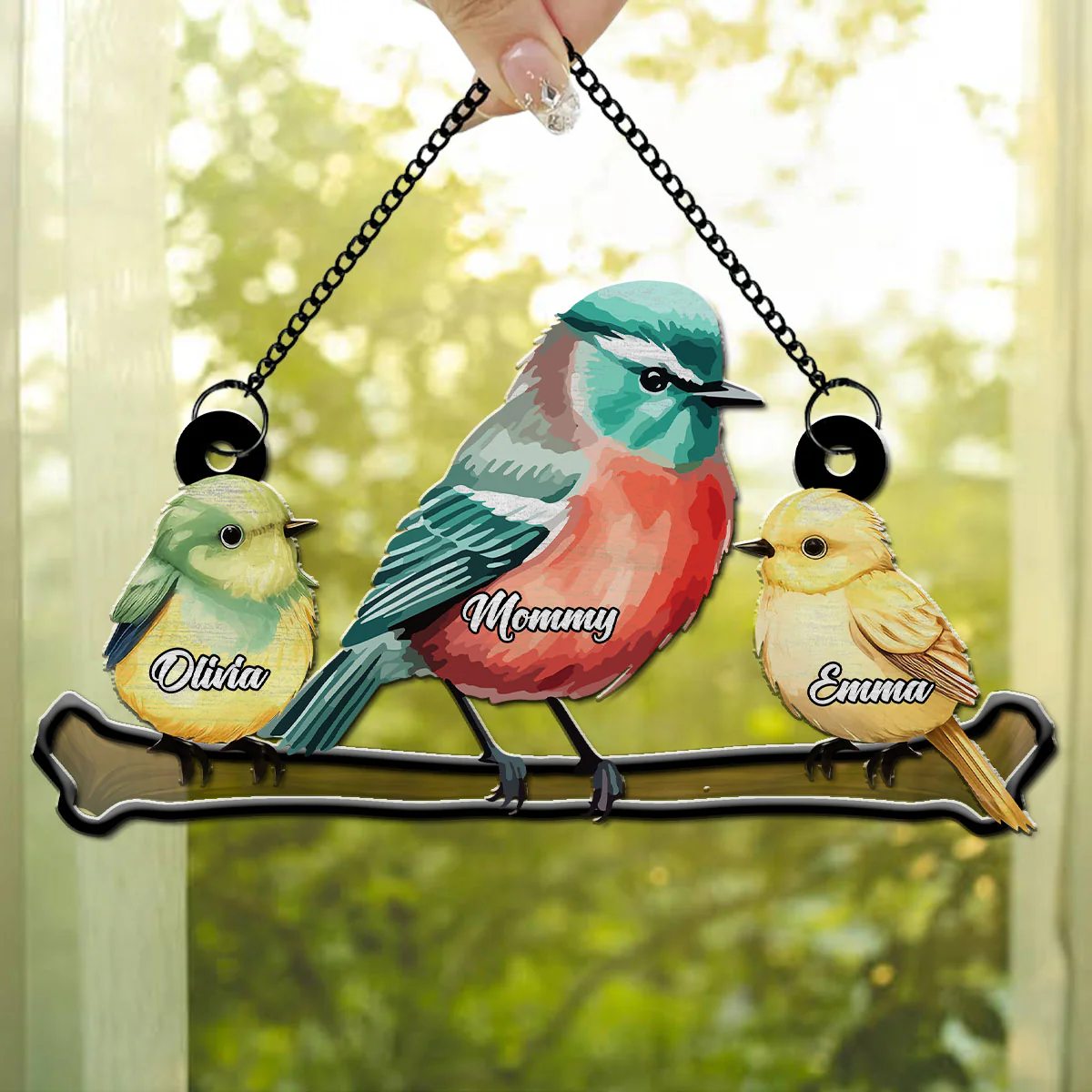 Blessed To Be Called Mommy - Personalized Custom Suncatcher - Image 2