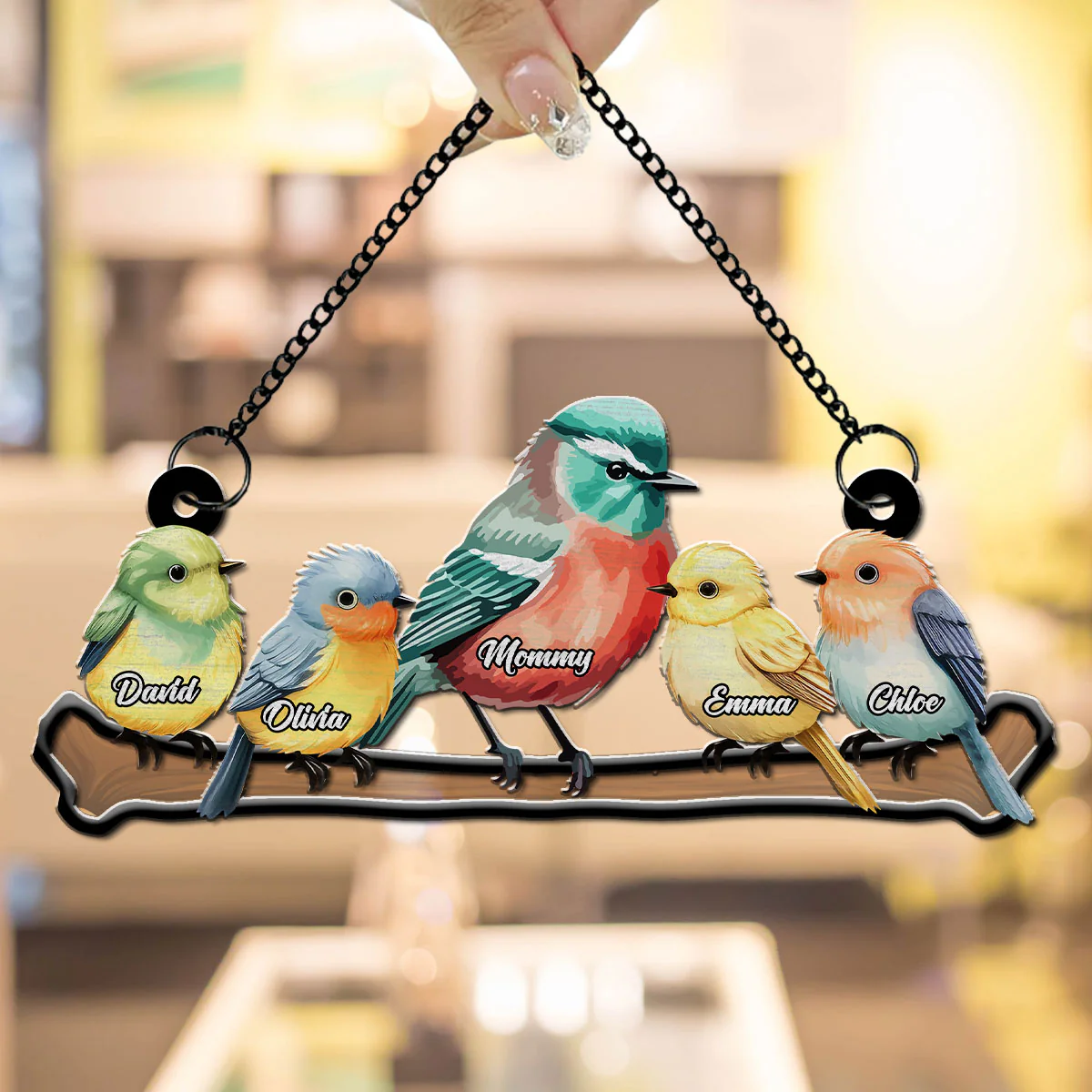 Blessed To Be Called Mommy - Personalized Custom Suncatcher - Image 3