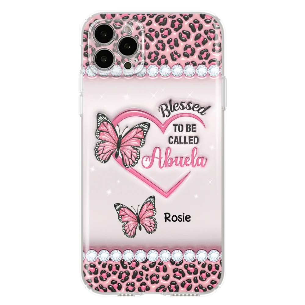 Blessed To Be Called Nana - Personalized Custom 3D Inflated Effect Phone Case - Image 16