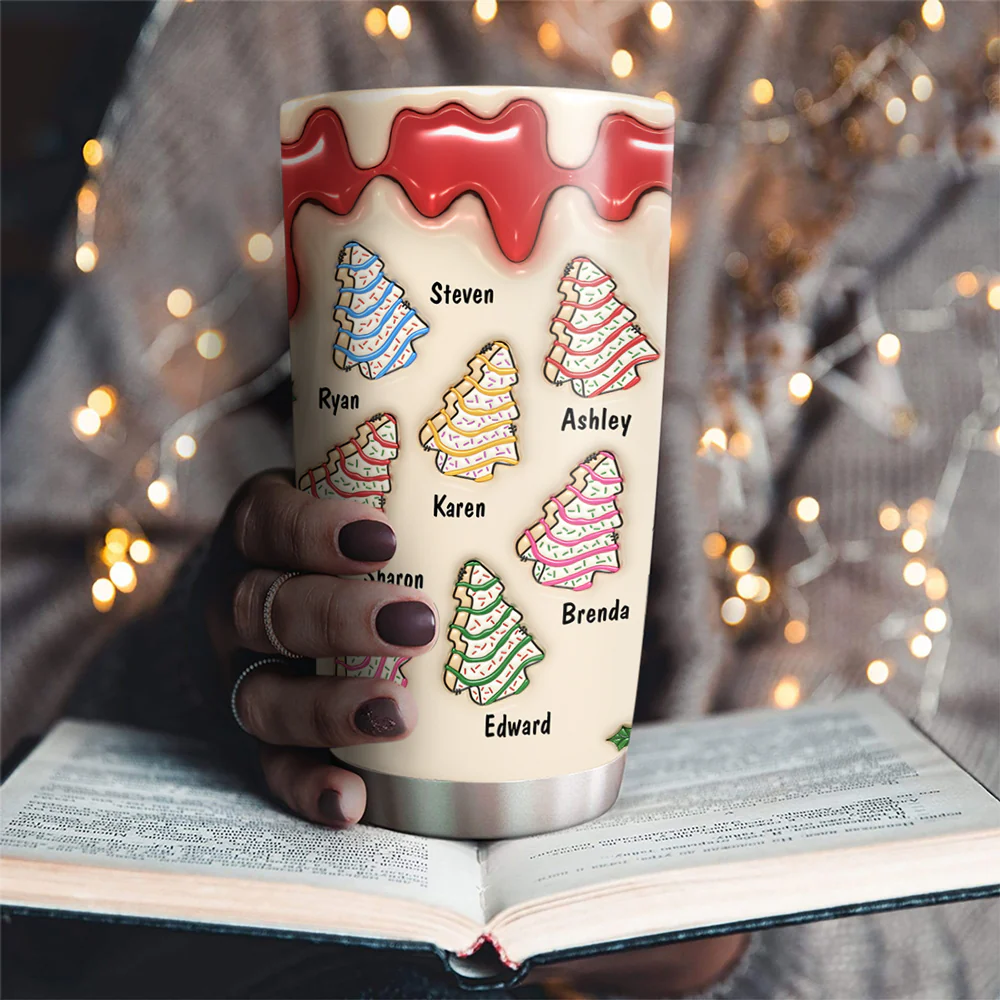 Blessed To Be Called Nana - Personalized Custom 3D Inflated Effect Tumbler - Image 7