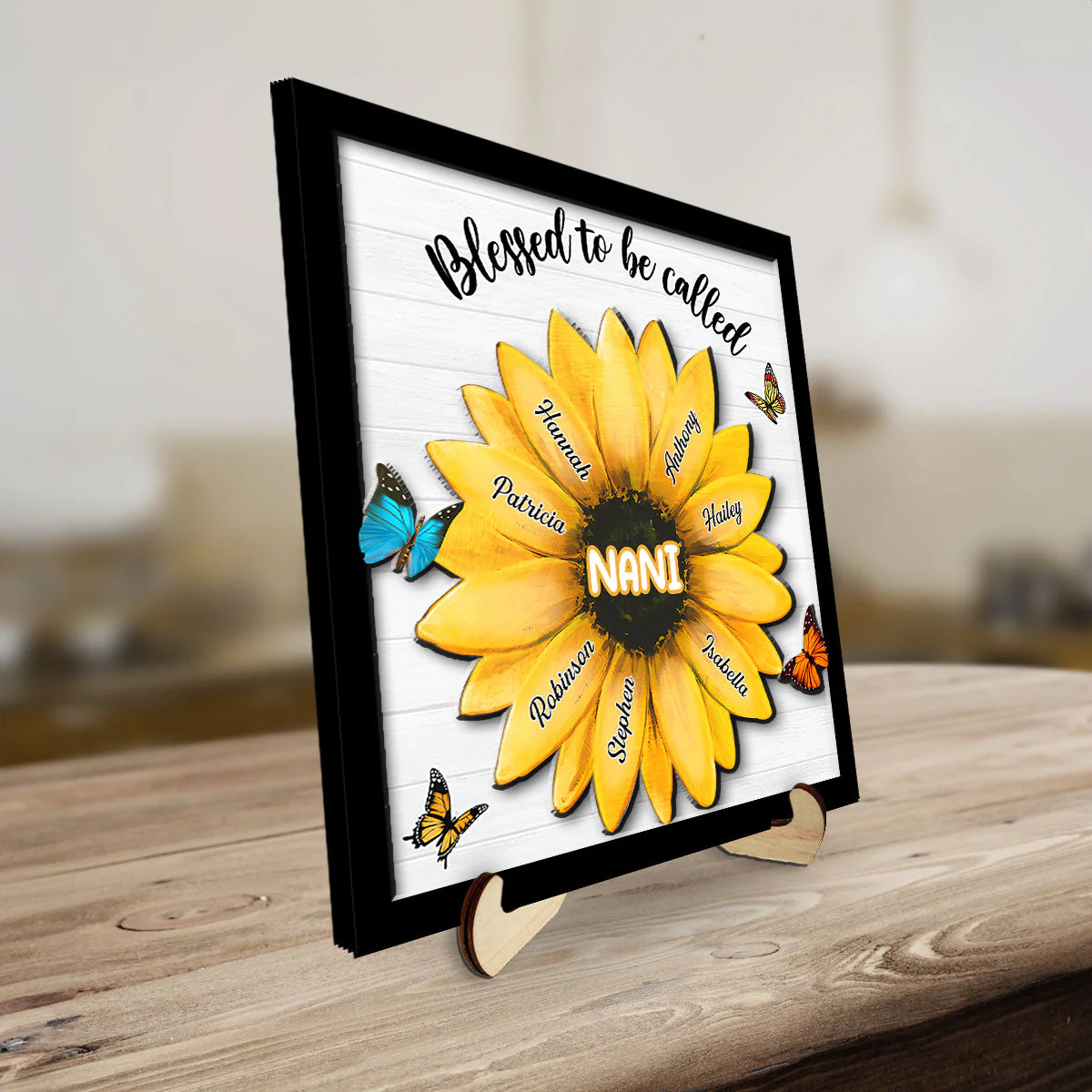 Blessed To Be Called - Personalized Wooden Plaque - Image 3