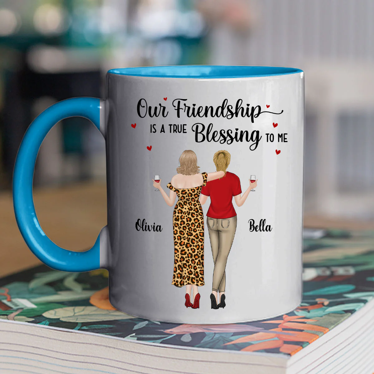 Blessing To Me - Personalized Custom Accent Mug - Image 2