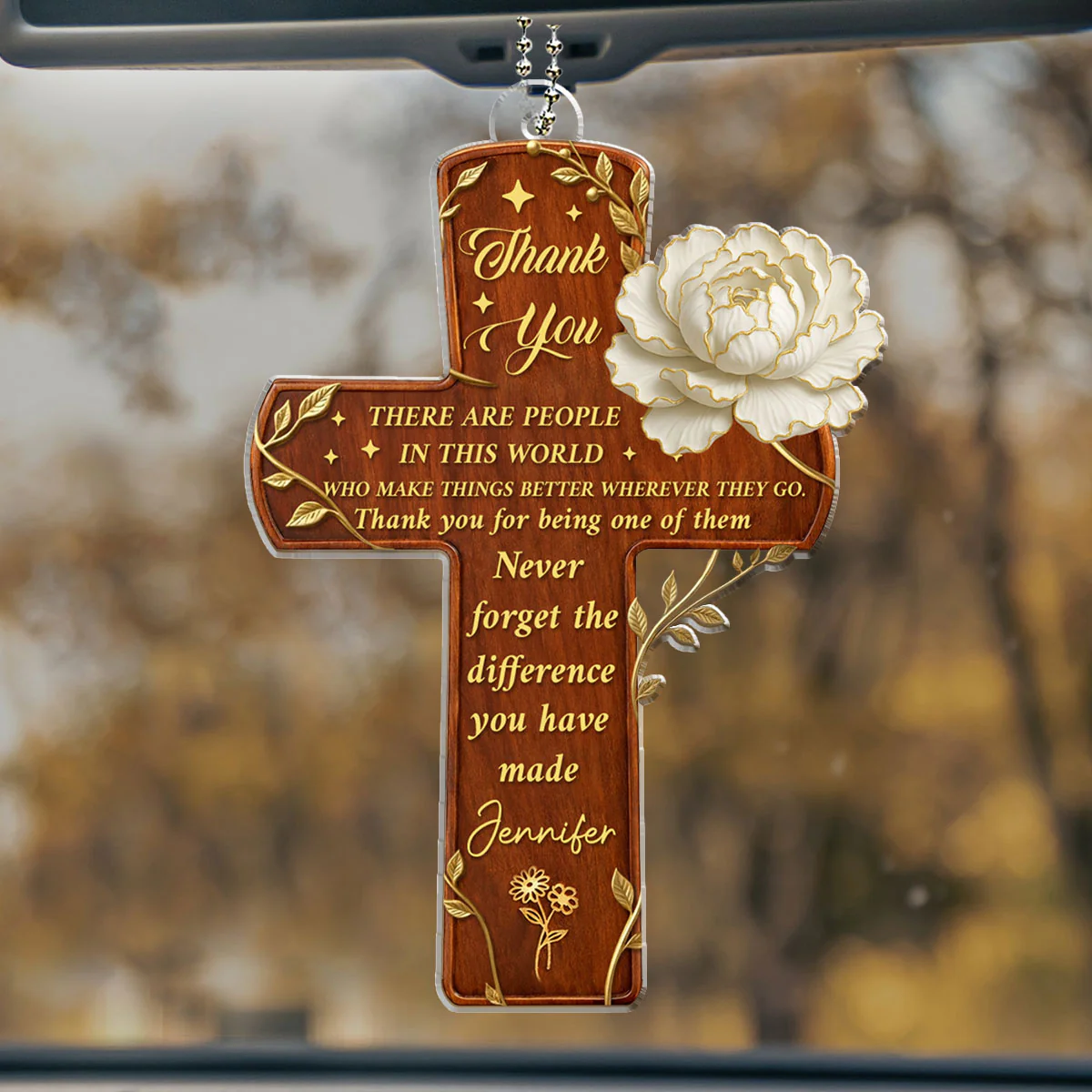 Blessings Of Gratitude - Personalized Custom Car Ornament