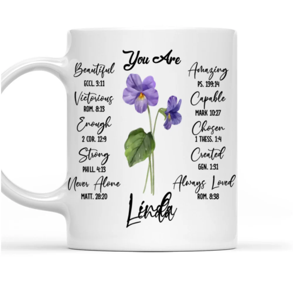 Bloom Where You Are Planted - Personalized Custom Mug - Image 6