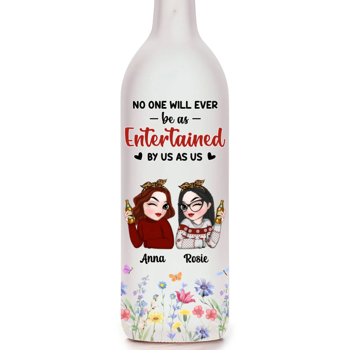 Blooming Friendship - Personalized Custom Bottle Lamp - Image 6