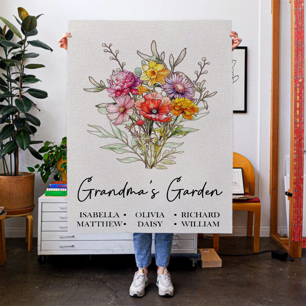 Blooming Stories Of Generations - Personalized Custom Poster - Image 4