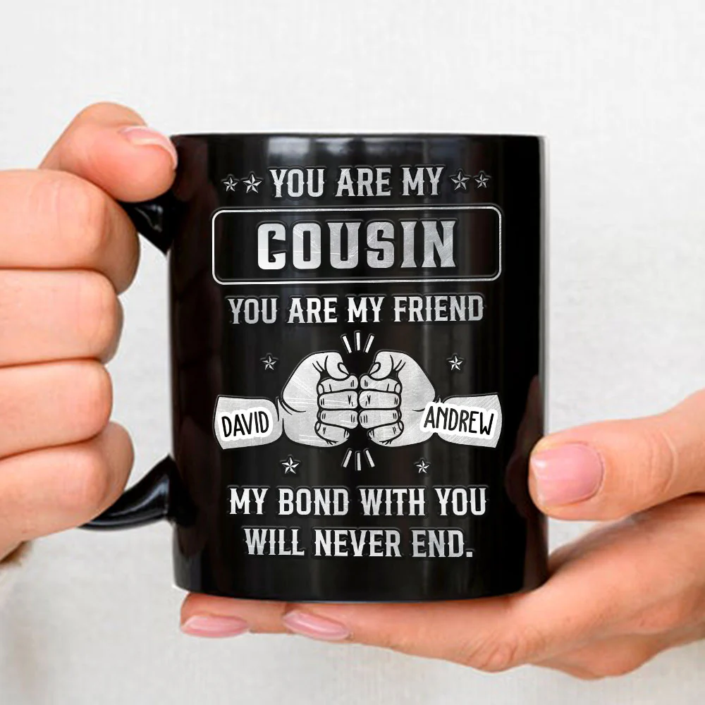 Bond With Bro - Personalized Custom Coffee Mug - Image 3