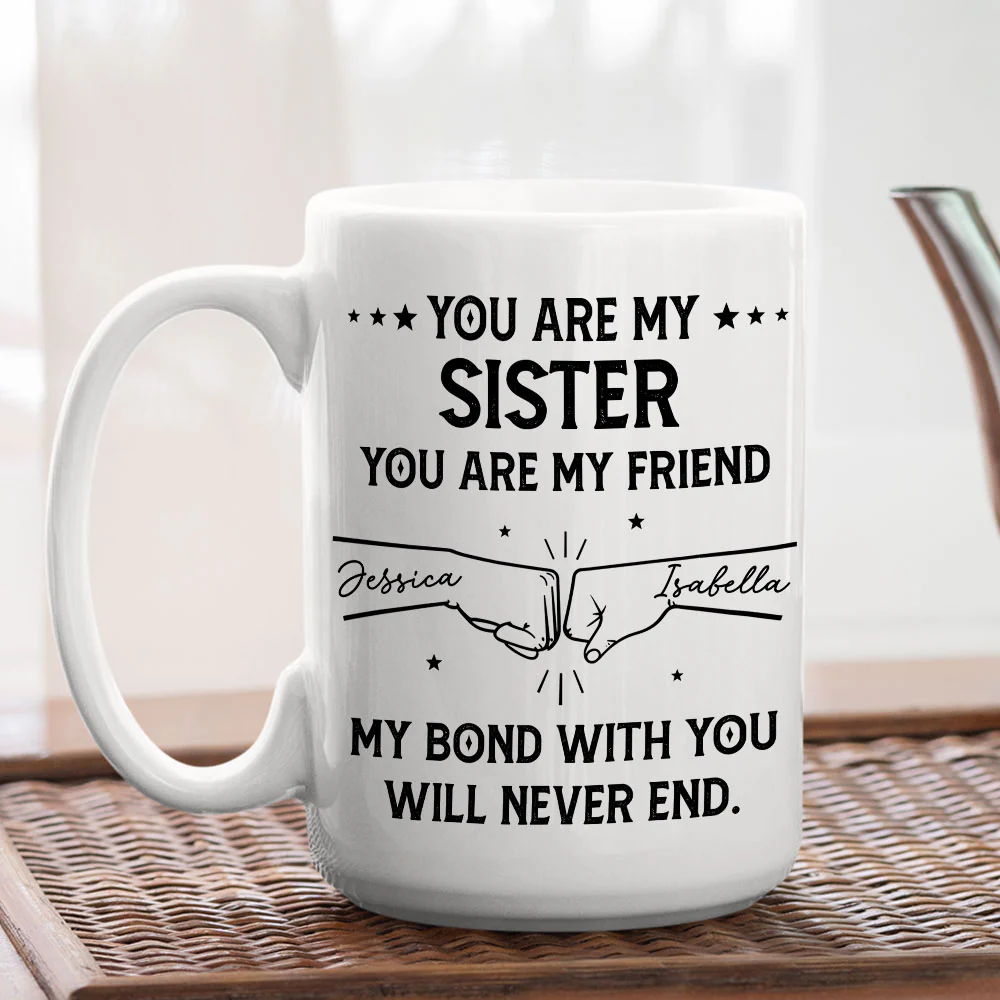 Bond With Brothers - Personalized Custom Coffee Mug - Image 6