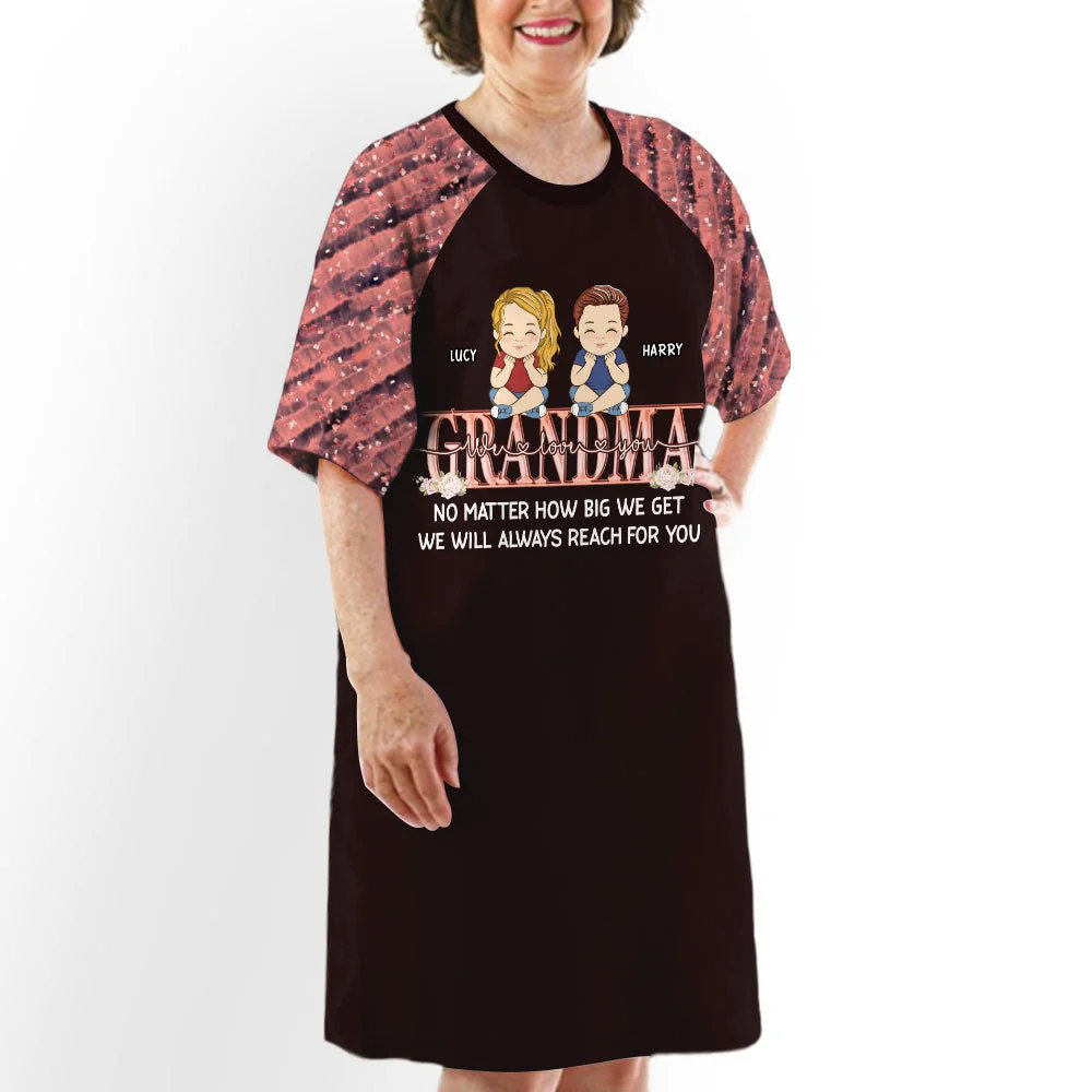 Bonding Together - Personalized Custom 3/4 Sleeve Dress - Image 3