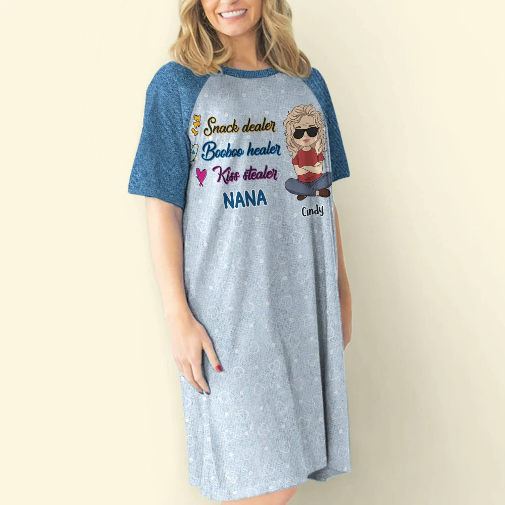 Booboo Healer - Personalized Custom 3/4 Sleeve Dress - Image 4