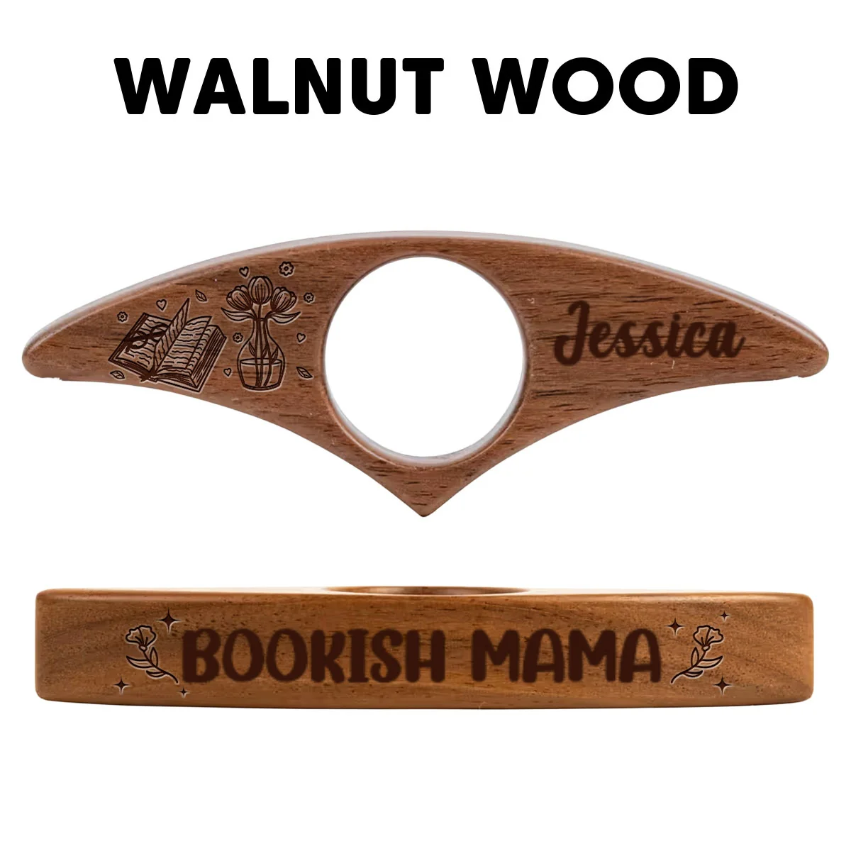 Bookish Mama - Personalized Custom Book Page Holder - Image 10