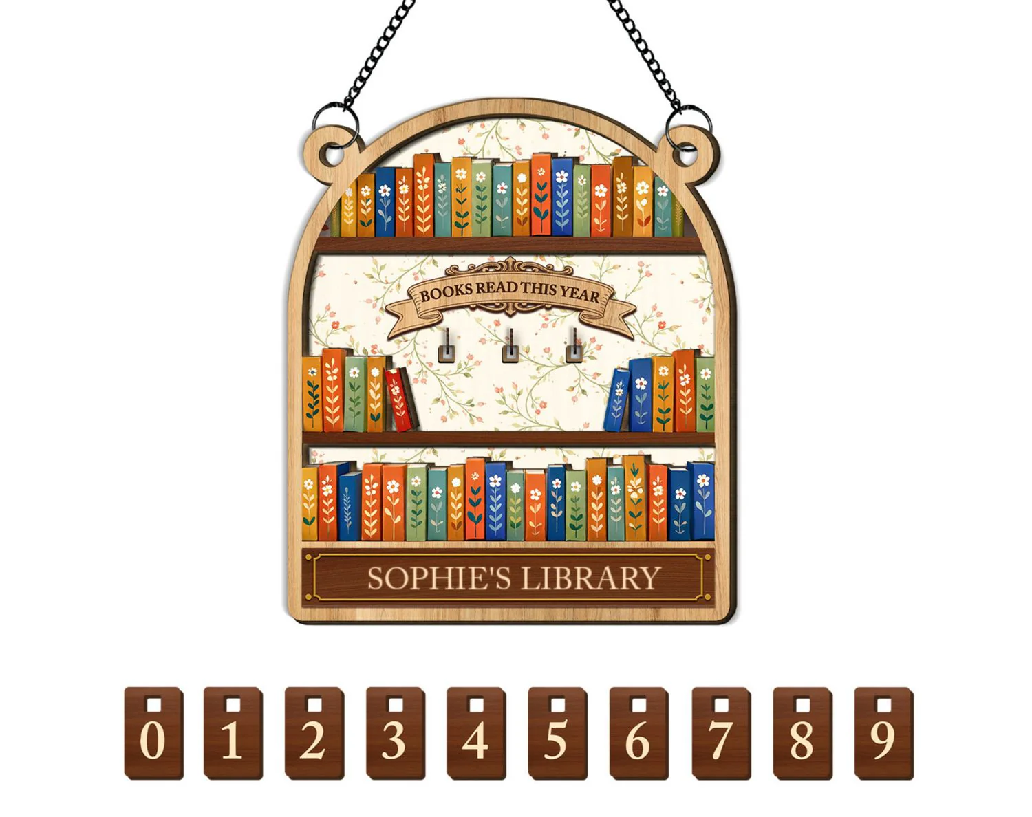 s Read This Year - Personalized Custom Tracker Sign - Image 5