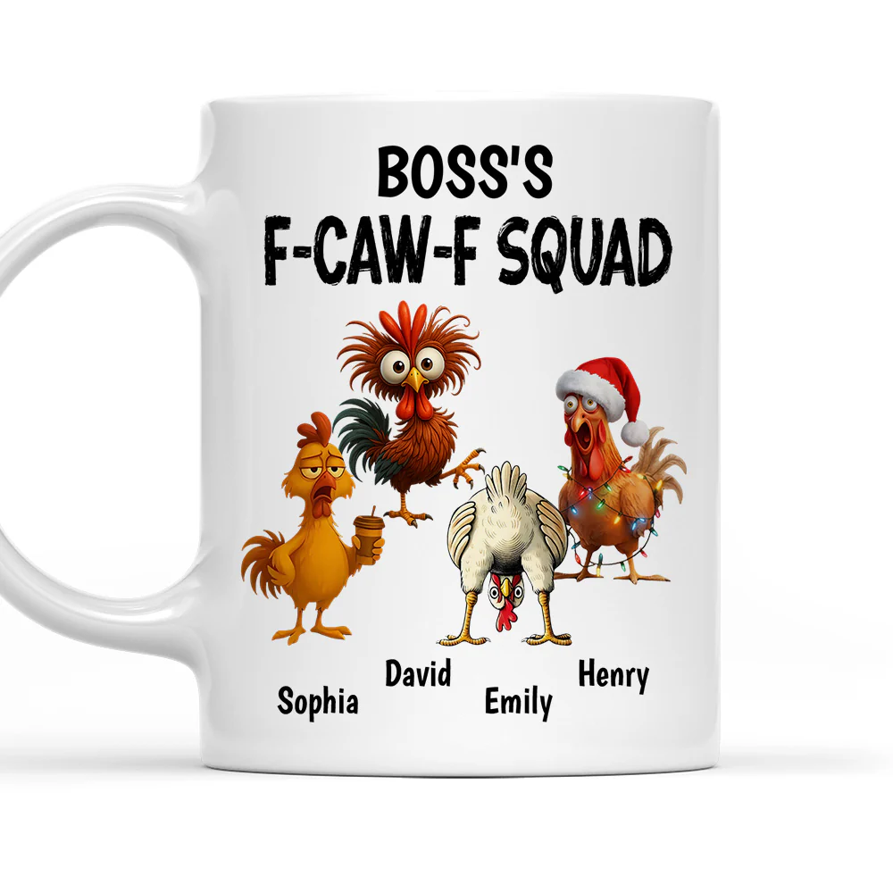 Boss FCAWF Squad - Personalized Custom Coffee Mug
