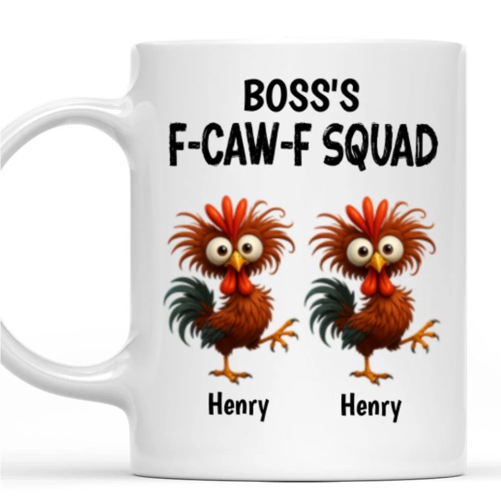 Boss FCAWF Squad - Personalized Custom Coffee Mug - Image 8