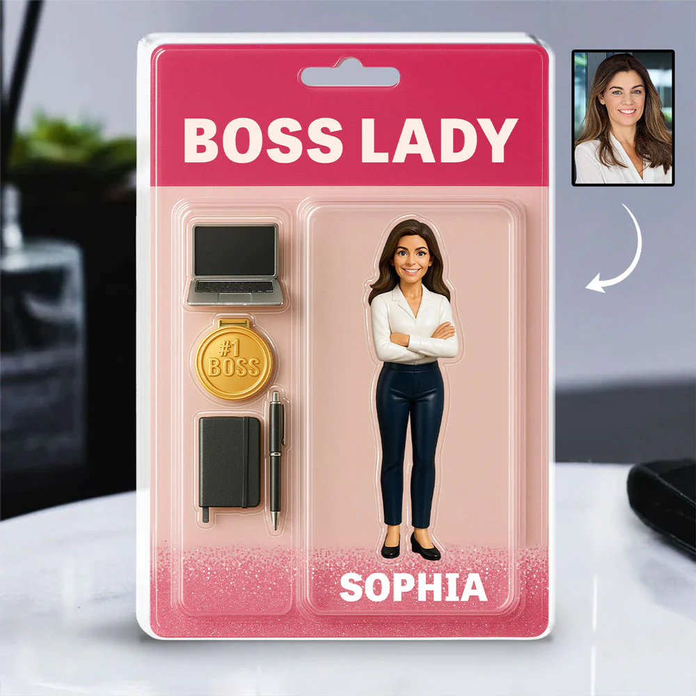Boss Lady - Personalized Custom Acrylic Plaque