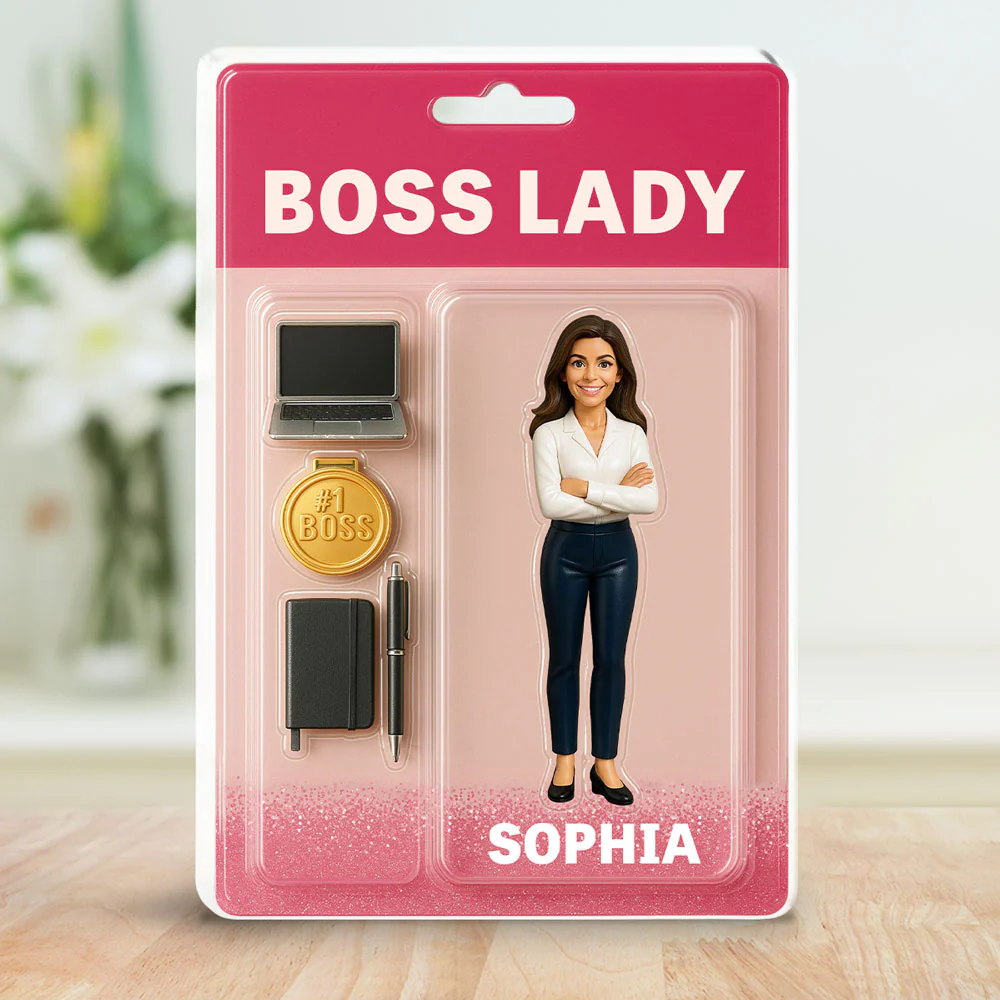 Boss Lady - Personalized Custom Acrylic Plaque - Image 3