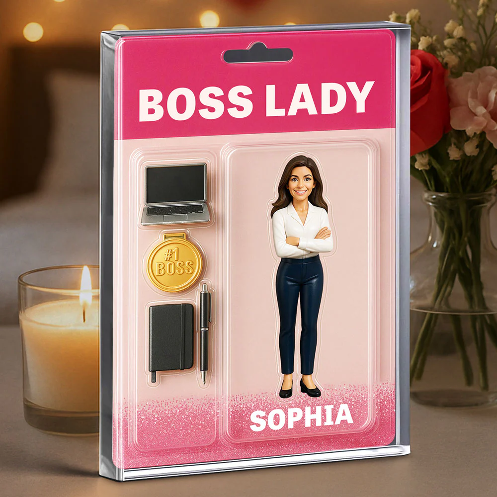 Boss Lady - Personalized Custom Acrylic Plaque - Image 6