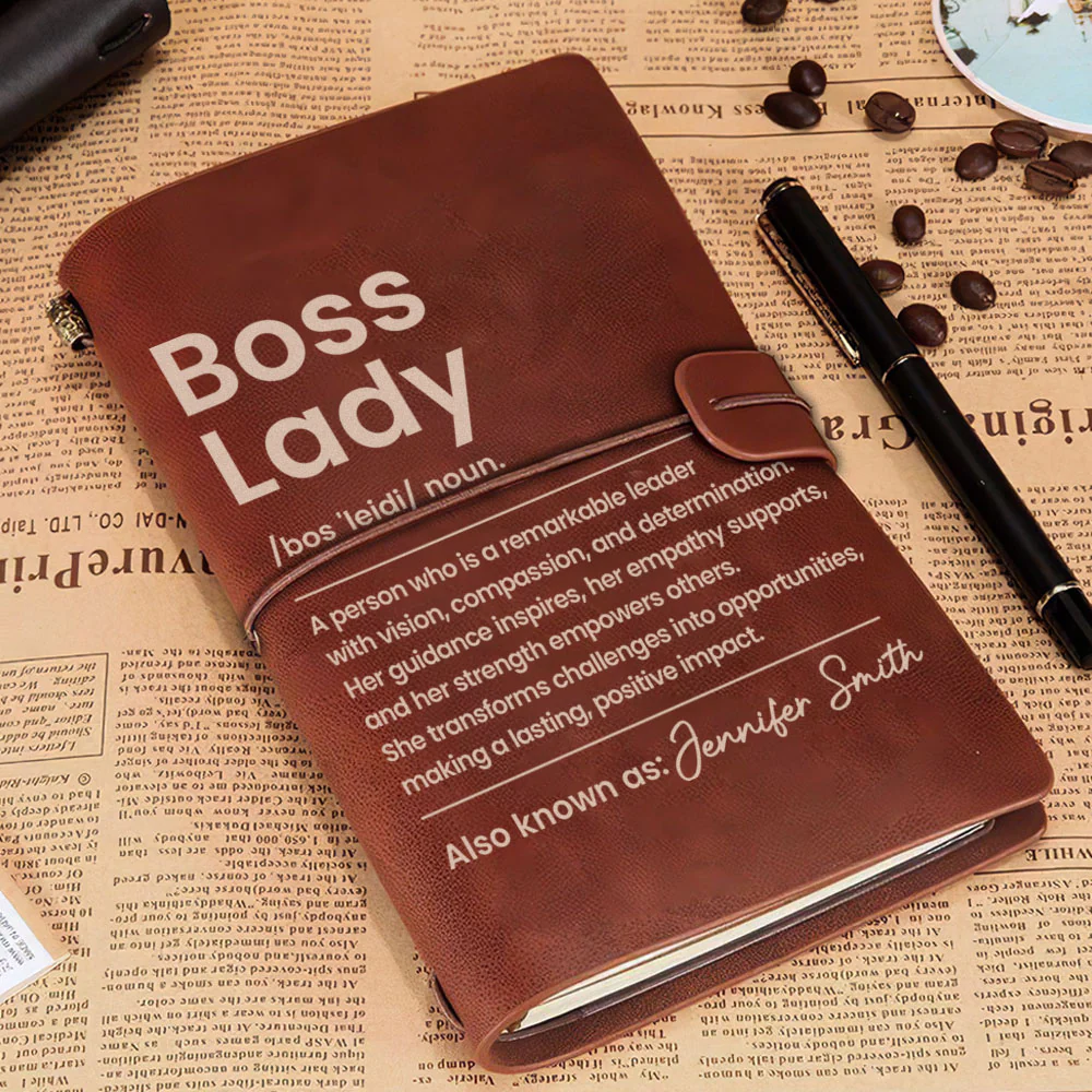 Boss Lady - Personalized Custom Vintage Journal - Image 4