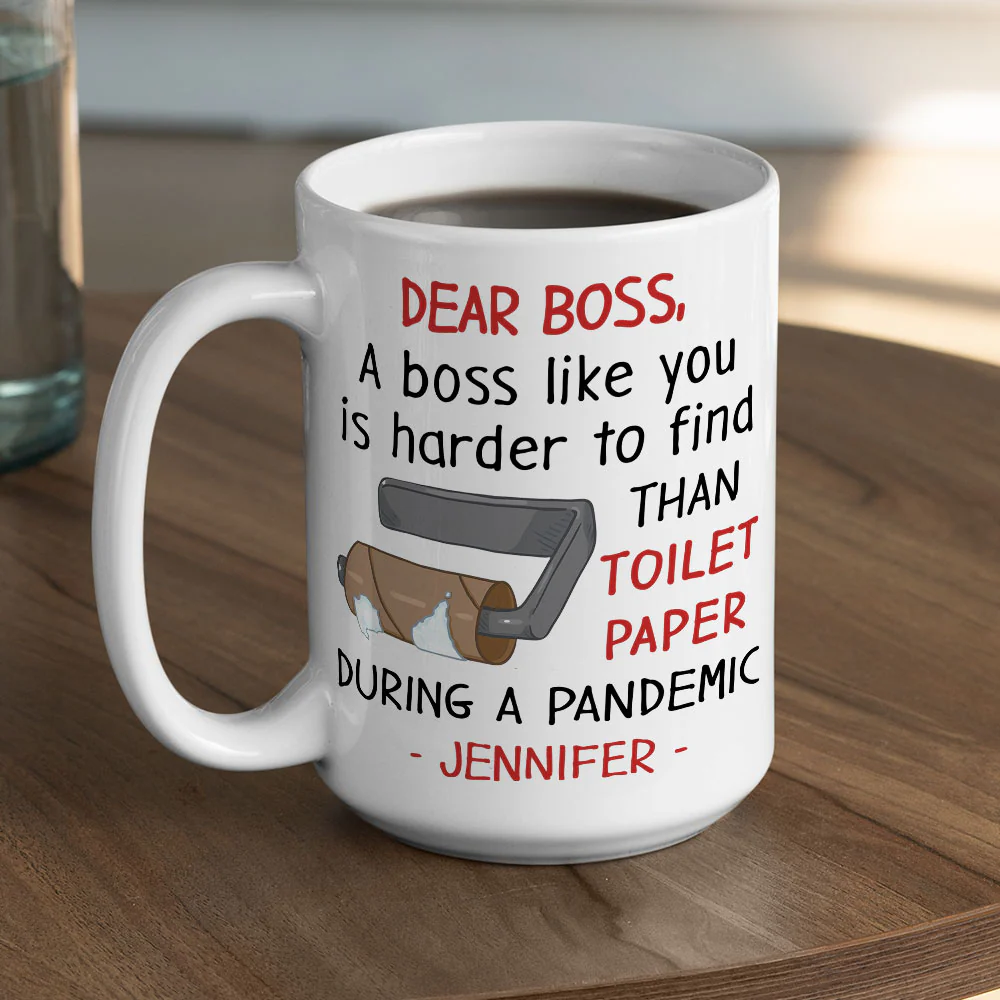 Boss Like You Is Hard To Find - Personalized Custom Coffee Mug - Image 5