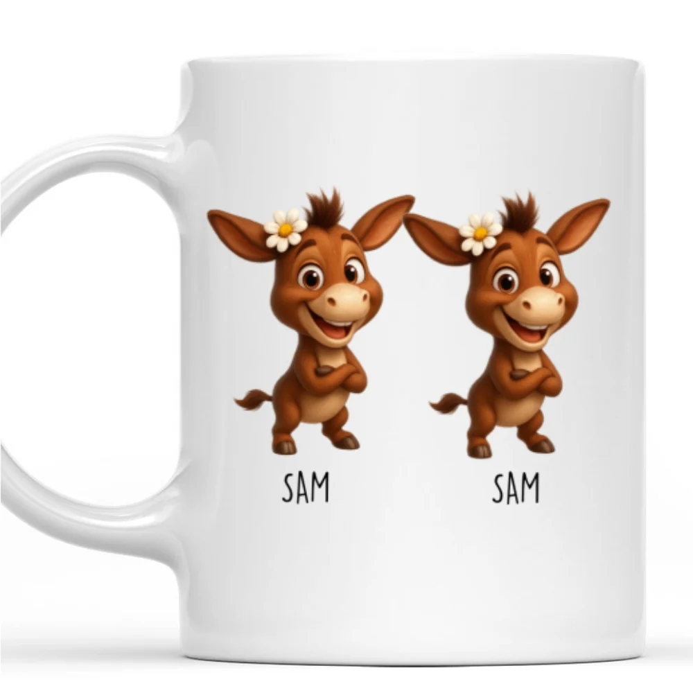 Boss Team Of Little Troubles - Personalized Custom Coffee Mug - Image 6
